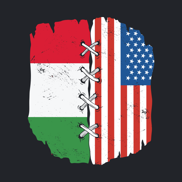 Proud Italian American Heritage // Italy & USA Flag by Now Boarding