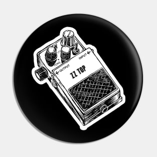 The ZZ top Pedals Effect Pin