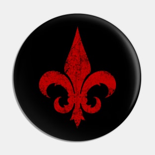 Fleur de lis-Emblem-Symbol Pin