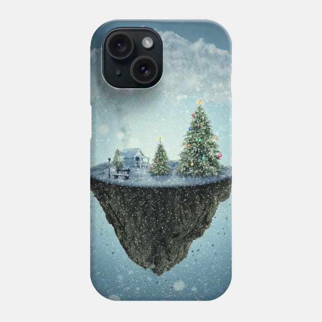 Santa's Home Phone Case by psychoshadow