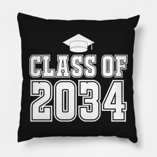 Class Of 2034 Graduation for Kids and Parents Pillow