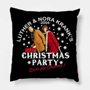 Luther And Nora Kranks Christmas Party Pillow