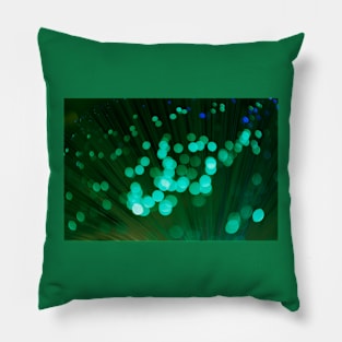 Illuminated background defocused lights Pillow