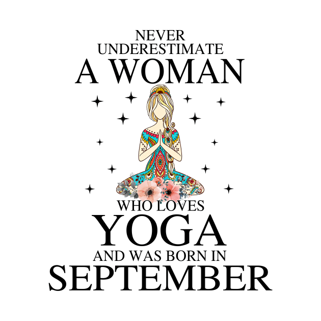 A Woman Who Loves Yoga And Was Born In September by Vladis