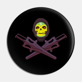 Skeletor & Crossbones Pin