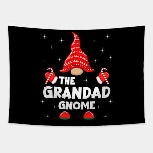 The Grandad Gnome Matching Family Christmas Pajama Tapestry