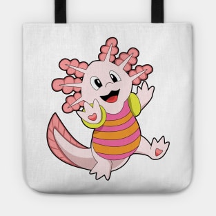 Axolotl Swimming Tote