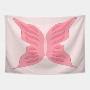 Pink Butterfly Tapestry