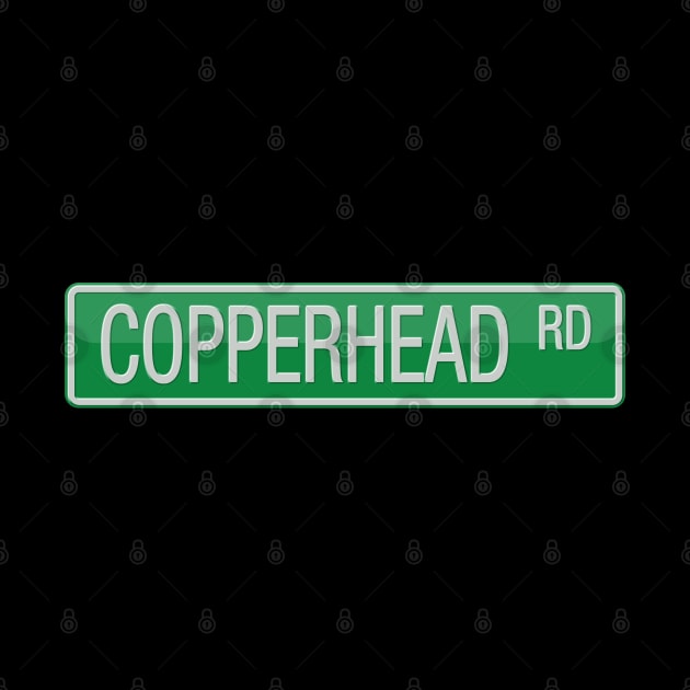 Copperhead Road Street Sign by reapolo