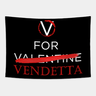 No V for Valentine Tapestry