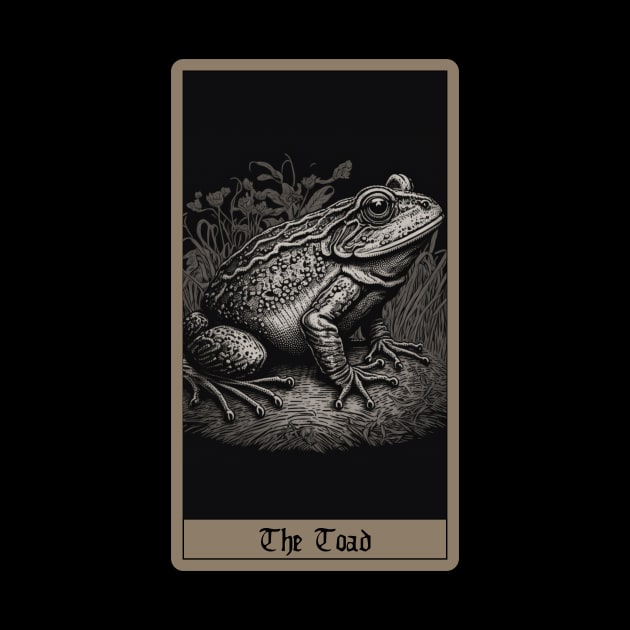 The Toad Tarot Card by Of Smoke & Soil