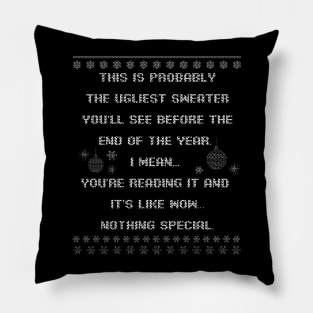 Ugliest Christmas Sweater Pillow