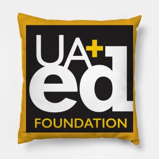 UA+Ed Small Block Logo Pillow