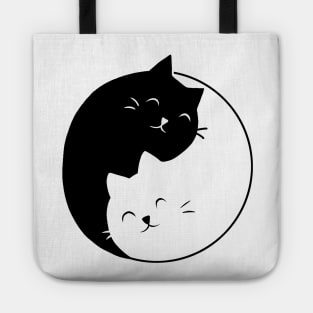 Yin Yang Cats Tote