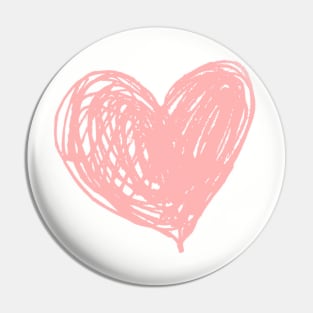 Pink Heart Pin