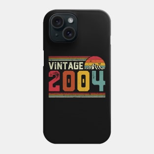 Vintage 2004 Birthday Gift Retro Style Phone Case