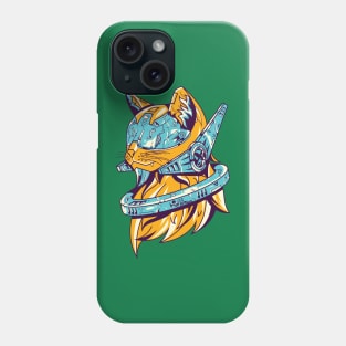 future cat illustration Phone Case