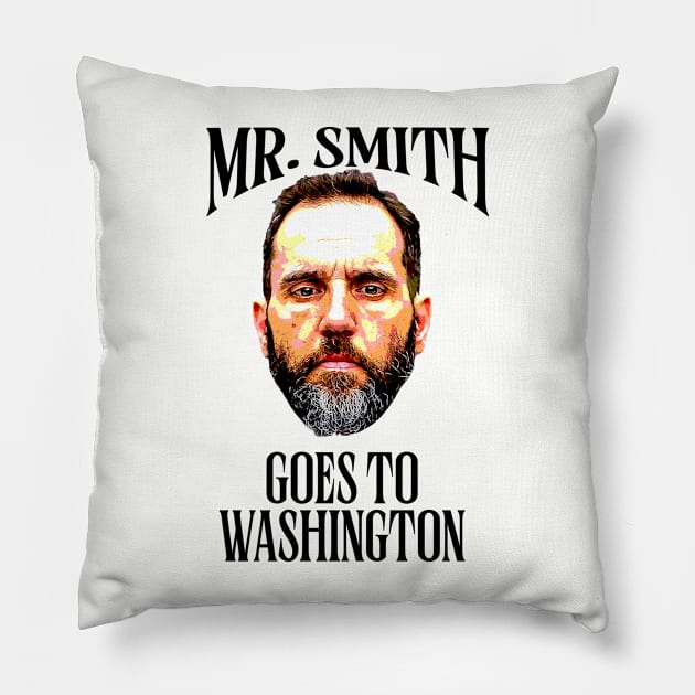 Jack Smith - Mr. Smith Goes to Washington Pillow by Classified Shirts