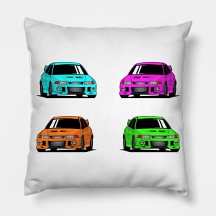 X4 Mitsubishi Lancer Evolution VI Pillow