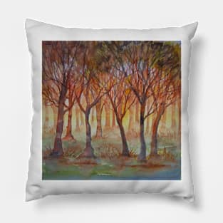 A Light in the Forest Pillow