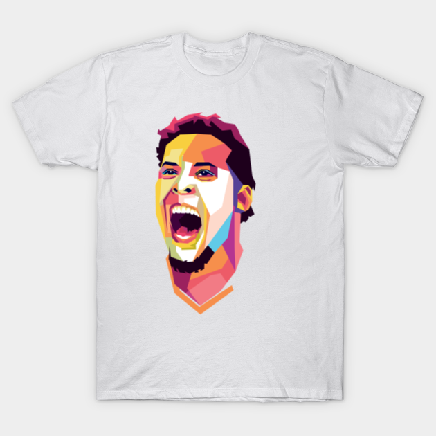 Discover virgil van dijk pop art - Football Player - T-Shirt