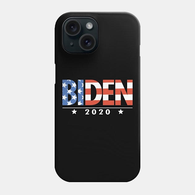 Joe Biden 2020 For President Democrat USA American Flag Design Phone Case by ScottsRed