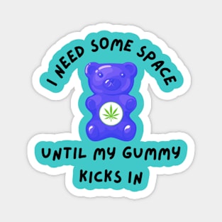 Funny Edible Weed Gummy Magnet