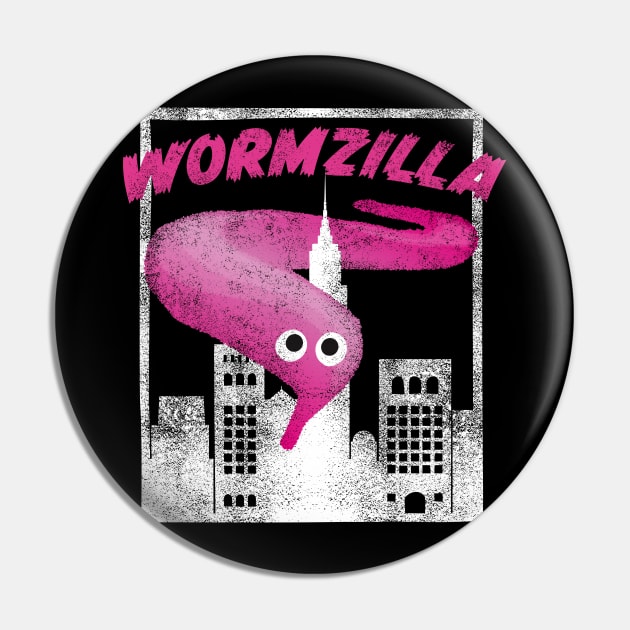 Pink Worm On A String Meme Wormzilla Retro Japanese Style Pin by YourGoods