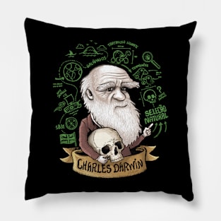 Charles Darwin Pillow