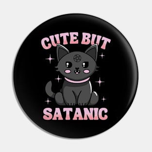 Cute But Satanic Pin