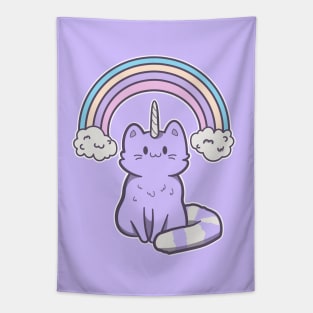 cute caticorn Tapestry