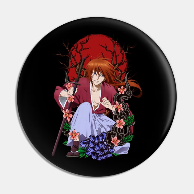 Himura Kenshin Pin by AssoDesign