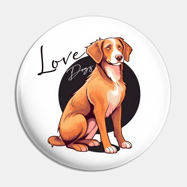 Cute Australian Shepherd Pin by ArtRoute02