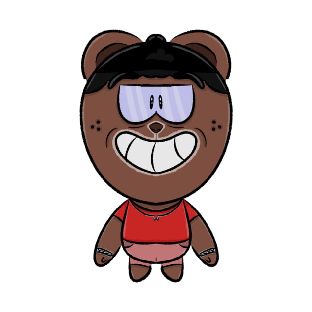 LINE Friends brown Bear by Willy0612