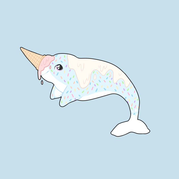 Sprinkles, the Ice Cream narwhal by SugarShocked