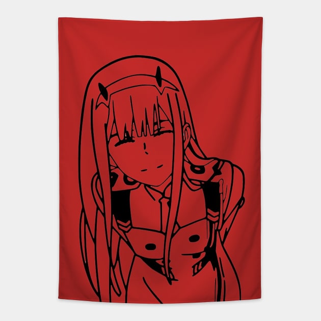 Draling in the Franxx Zero Two Darling In The Franxx Tapestry TeePublic