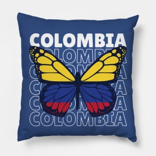 I Love Colombia // Colombian Flag // Colombia Pride Pillow