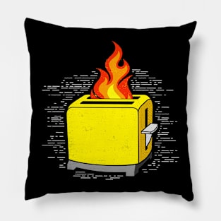 Toaster Fire [Roufxis-TP] Pillow