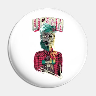 Graffiti 7 ( Urgh .. Skate Zombie ) Pin