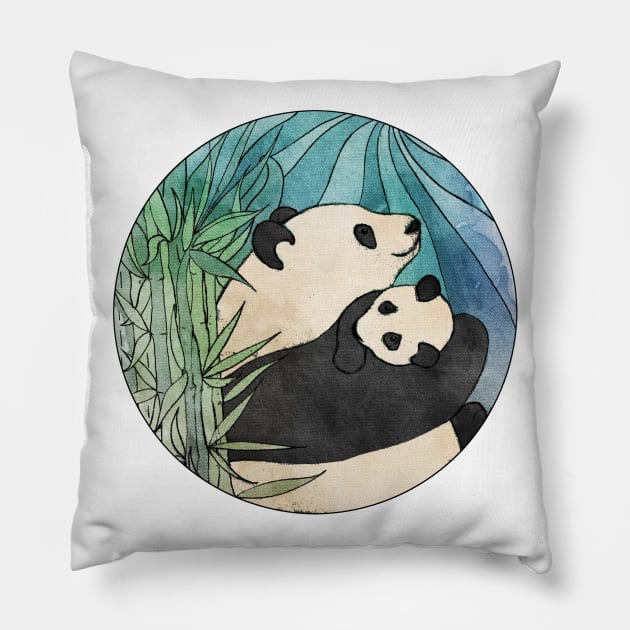 Mother Bear Pillow by PerrinLeFeuvre