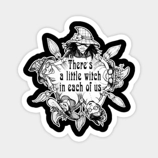 A Little Witch In All of Us Magnet