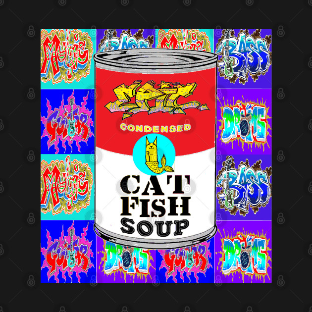 Epic Cat fish Soup Pop Art by LowEndGraphics