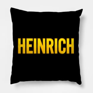 Heinrich Name Pillow