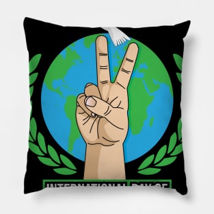 INTERNATIONAL DAY OF PEACE Pillow