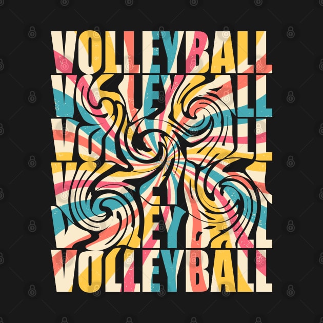 Volleyball - Volleyball Colorful by Kudostees