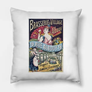 Affiche Brasserie d'Albouy Pillow