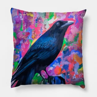 Raven Pillow