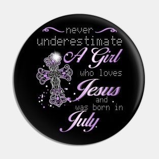 July Girl Pin