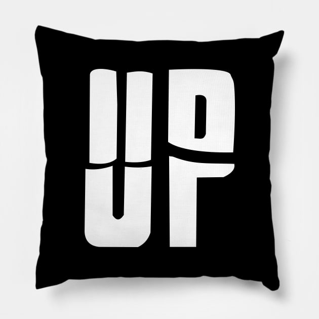 Up - The last word of breakup Pillow by All About Nerds