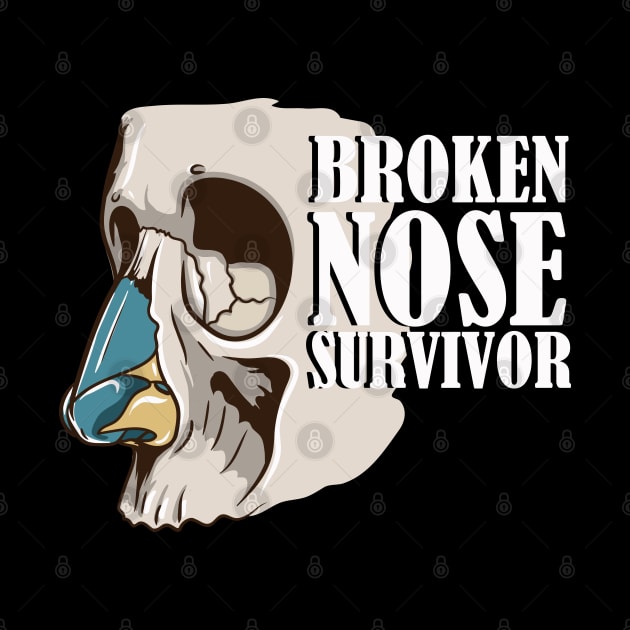 Broken Nose Survivor - Funny Get Well Soon Gift by Fresan